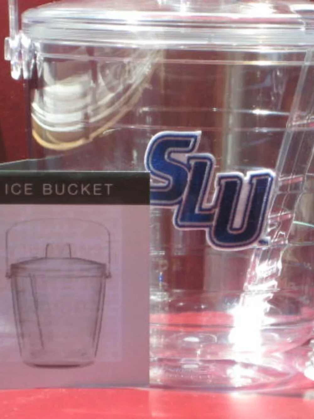 Tervis Ice Bucket 2 1/2 Qt Double Wall Insulated Tongs SLU St Louis Gently Used